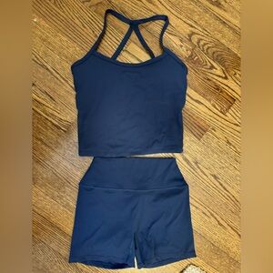 Navy Blue Activewear Set